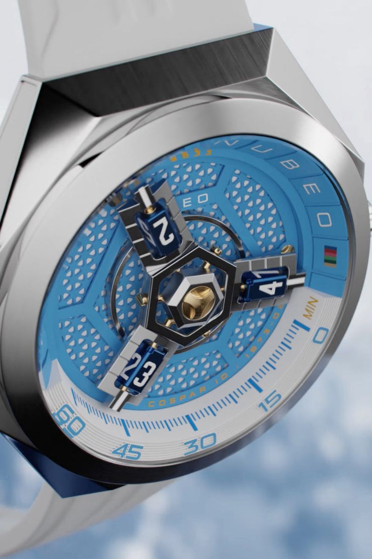 Nubeo Skylab Automatic Limited Edition Ice Blue - Watches.com - NB - 6083 - 07