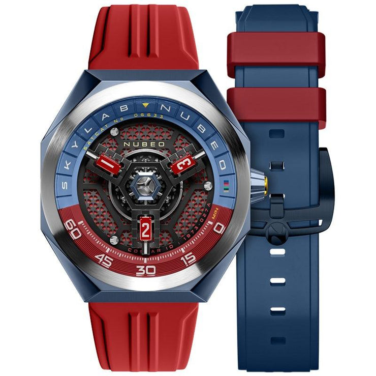 Nubeo Skylab Automatic Limited Edition Steel Blue - Watches.com - NB - 6083 - 0F