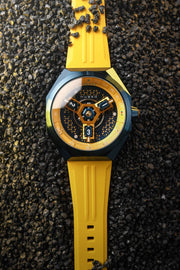 Nubeo Skylab Automatic Limited Edition Yellow Blue - Watches.com - NB - 6083 - 03