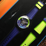 Nubeo Skylab Automatic Purple Gunmetal Limited Edition - Watches.com - NB - 6083 - 0B