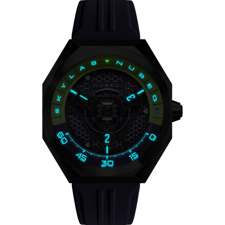 Nubeo Skylab Automatic Purple Gunmetal Limited Edition - Watches.com - NB - 6083 - 0B