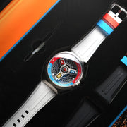 Nubeo Skylab Automatic Steel White Limited Edition - Watches.com - NB - 6083 - 08