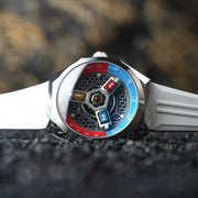 Nubeo Skylab Automatic Steel White Limited Edition - Watches.com - NB - 6083 - 08