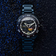 Nubeo Sphyrnidae Automatic Limited Edition Caspian Blue - Watches.com - NB - 6092 - 66