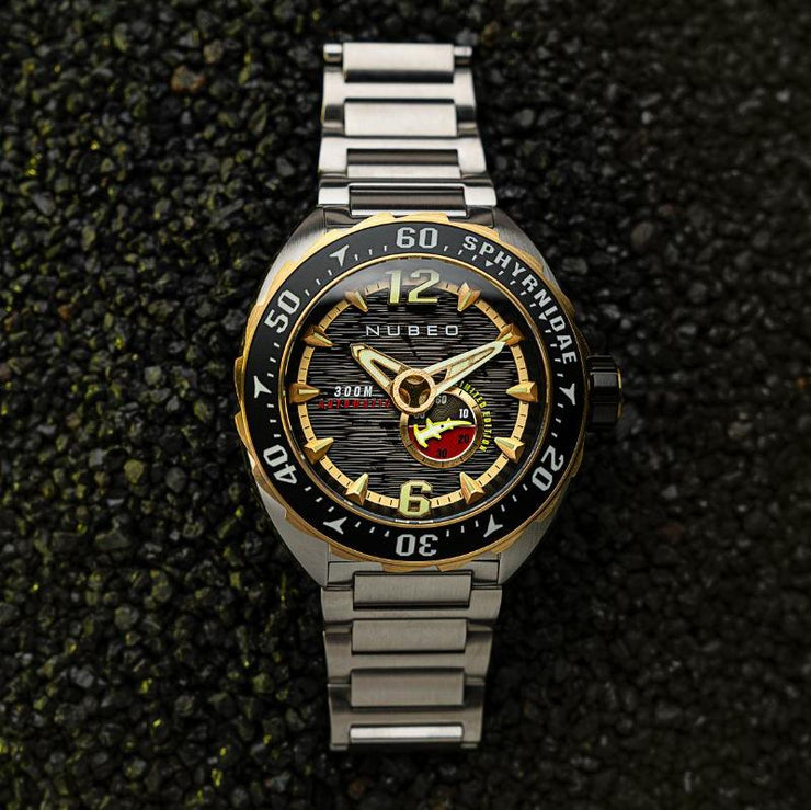 Nubeo Sphyrnidae Automatic Limited Edition Diablo Black - Watches.com - NB - 6092 - 33