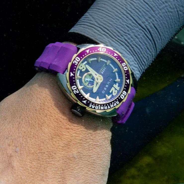 Nubeo Sphyrnidae Automatic Limited Edition Moor Purple - Watches.com - NB - 6092 - 03