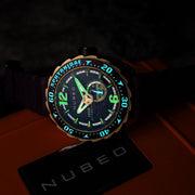 Nubeo Sphyrnidae Automatic Limited Edition Moor Purple - Watches.com - NB - 6092 - 03