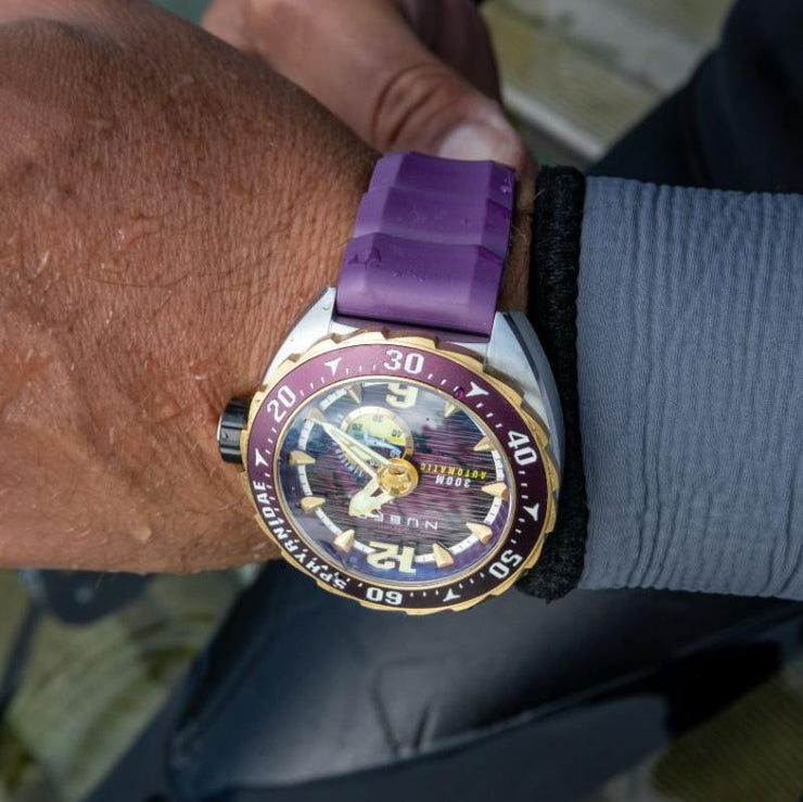 Nubeo Sphyrnidae Automatic Limited Edition Moor Purple - Watches.com - NB - 6092 - 03