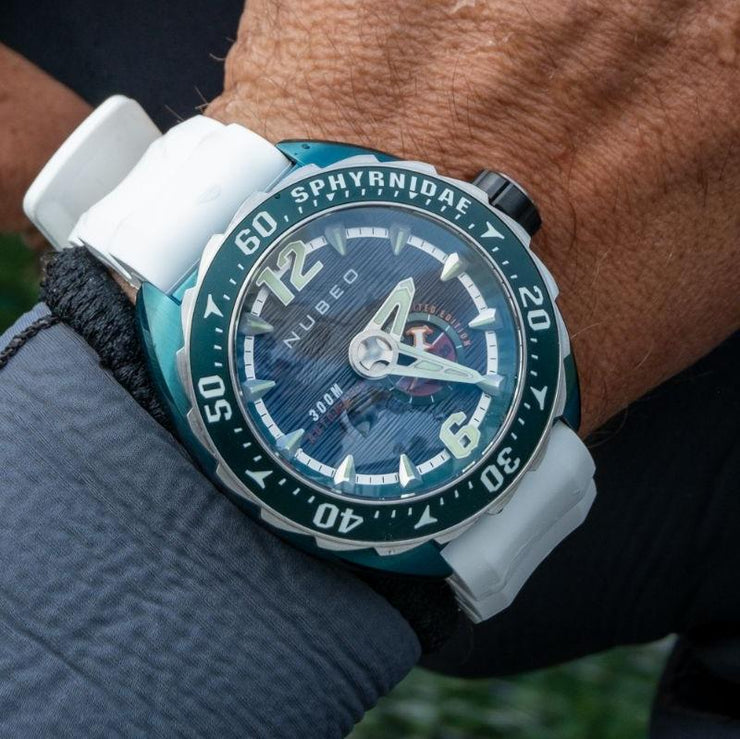 Nubeo Sphyrnidae Automatic Limited Edition Sea Green - Watches.com - NB - 6092 - 02