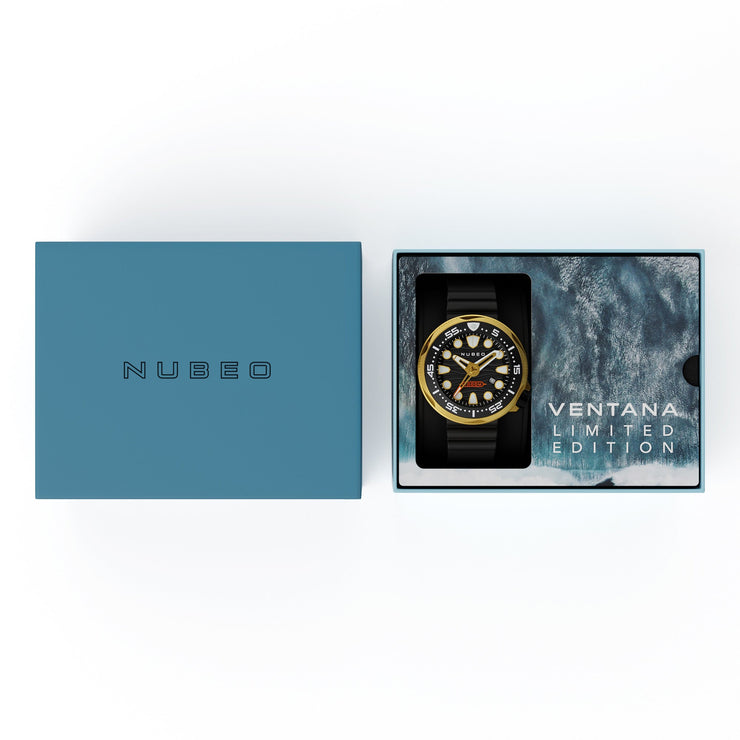 Nubeo Ventana Automatic Stardust Gold Limited Edition - Watches.com - NB - 6046 - 0A