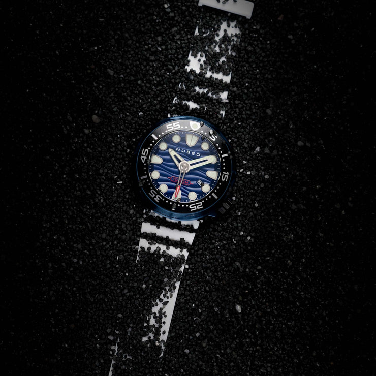 Nubeo Ventana Automatic Tidal Blue Limited Edition - Watches.com - NB - 6046 - 0B