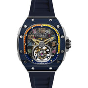 Nubeo Viper Tourbillon Limited Edition Rare Blue - Watches.com - NB - 6108 - 04