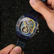 Nubeo Viper Tourbillon Limited Edition Rare Blue - Watches.com - NB - 6108 - 04