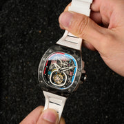 Nubeo Viper Tourbillon Limited Edition Shadow White - Watches.com - NB - 6108 - 06