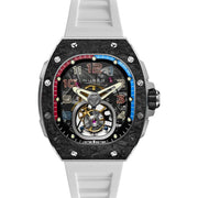 Nubeo Viper Tourbillon Limited Edition Shadow White - Watches.com - NB - 6108 - 06