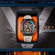 Nubeo Viper Tourbillon Limited Edition Shadow White - Watches.com - NB - 6108 - 06