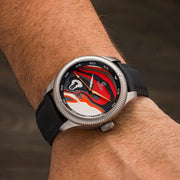 Ocean Crawler Champion Diver Automatic Fordite Type B - Watches.com - 