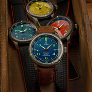 Ocean Crawler Champion Diver Automatic G Blue Limited Edition - Watches.com - 