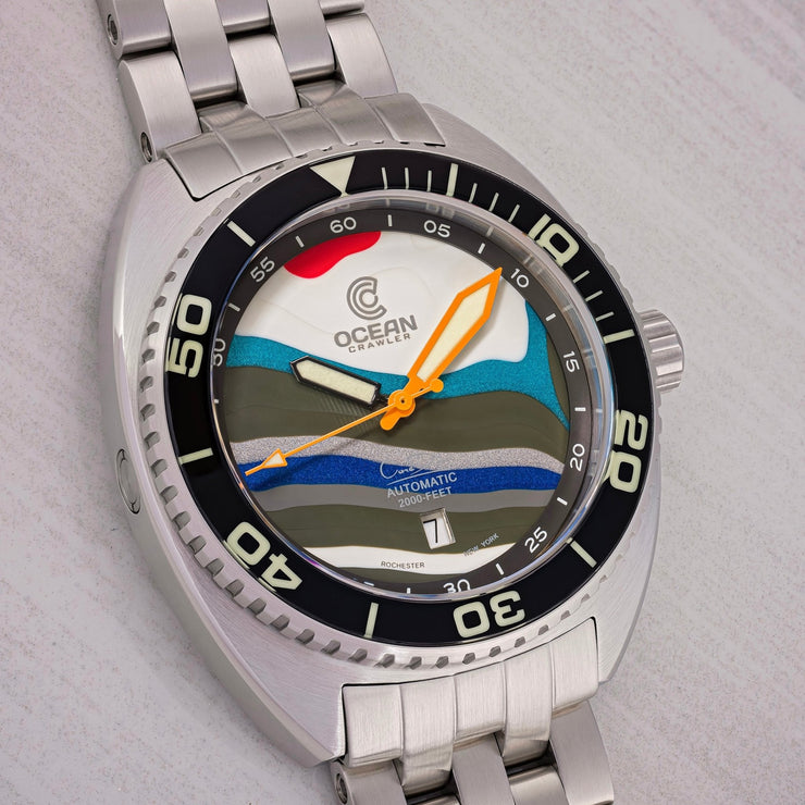 Ocean Crawler Core Diver Automatic Fordite Formula Fusion - Watches.com - 