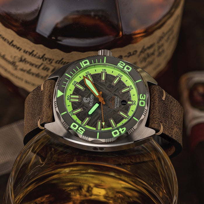 Ocean Crawler Core Diver Automatic Meteorite angled shot picture