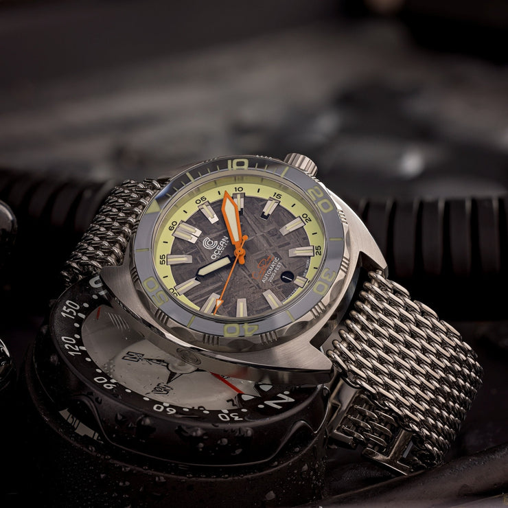 Ocean Crawler Core Diver Automatic Meteorite - Watches.com - 