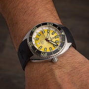 Ocean Crawler Core Diver Automatic Yellow Refractor Summer Limited Edition - Watches.com - 