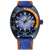 Ocean Crawler Core Diver GMT Swiss Automatic V3 Blue Steel DLC Limited Edition - Watches.com - 