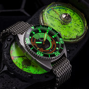 Ocean Crawler Decompression Timer Automatic Black Orange Limited Edition - Watches.com - 