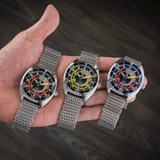 Ocean Crawler Decompression Timer Automatic Black Orange Limited Edition - Watches.com - 