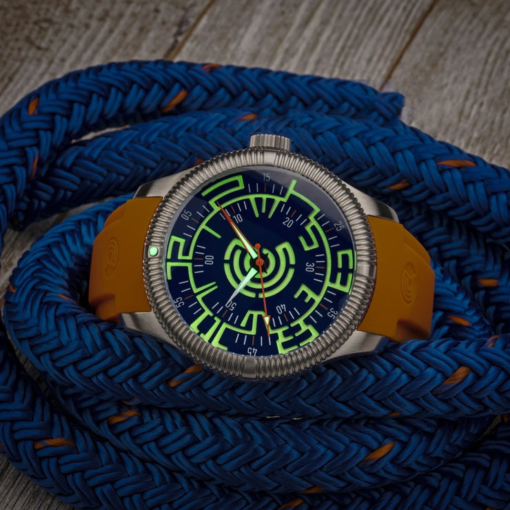 Ocean Crawler Lume Rush Diver V2 Automatic Blue - Watches.com - 