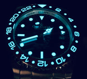 Oceaneva Deep Marine Explorer GMT 1250m Pro Diver Black - Watches.com - RD.RH.BK.GMT.ST