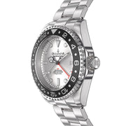 Oceaneva Deep Marine Explorer GMT 1250M Pro Diver Black Silver - Watches.com - SL.BK.RH.BK.GMT.ST