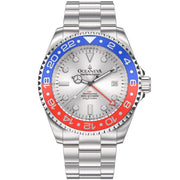 Oceaneva Deep Marine Explorer GMT 1250M Pro Diver Blue Red - Watches.com - SL.RD.RH.BL.GMT.ST