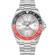 Oceaneva Deep Marine Explorer GMT 1250M Pro Diver Red Black - Watches.com - SL.RD.RH.BK.GMT.ST