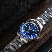 Oceaneva Deep Marine Explorer GMT Automatic 1250M Pro Diver Blue - Watches.com - BL.BL.NH.BK.GMT.ST