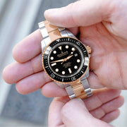 Oceaneva Deep Marine Explorer II Automatic 1250M Pro Diver Black Rose Gold Limited Edition - Watches.com - BKII200BKSTRGD