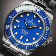 Oceaneva Deep Marine Explorer II Automatic 1250M Pro Diver Blue Limited Edition - Watches.com - BLII200BLST