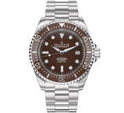 Oceaneva Deep Marine Explorer II Automatic 1250M Pro Diver Brown Limited Edition - Watches.com - BRII200BRST