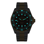 Oceaneva Deep Marine Explorer II Automatic 1250M Pro Diver Brown Yellow Gold Limited Edition - Watches.com - BRII200BRSTGD