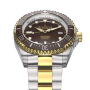 Oceaneva Deep Marine Explorer II Automatic 1250M Pro Diver Brown Yellow Gold Limited Edition - Watches.com - BRII200BRSTGD