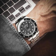 Oceaneva Deep Marine Explorer II Automatic 1250M Pro Diver Gunmetal Gray Limited Edition - Watches.com - BKII200GMGST