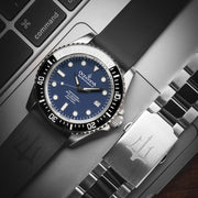 Oceaneva Deep Marine Explorer II Automatic 1250M Pro Diver Navy Limited Edition - Watches.com - BKII200NBLST