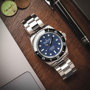 Oceaneva Deep Marine Explorer II Automatic 1250M Pro Diver Navy Limited Edition - Watches.com - BKII200NBLST