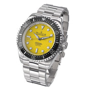 Oceaneva Deep Marine Explorer II Automatic 1250M Pro Diver Yellow Limited Edition - Watches.com - BKII200YLST