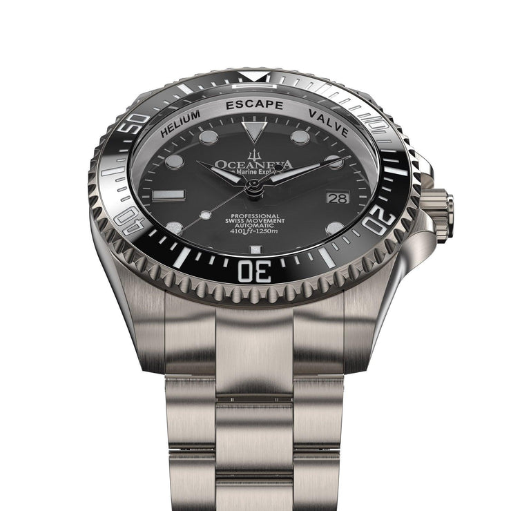 Oceaneva Deep Marine Explorer II Pro Diver Titanium Gray Limited Edition