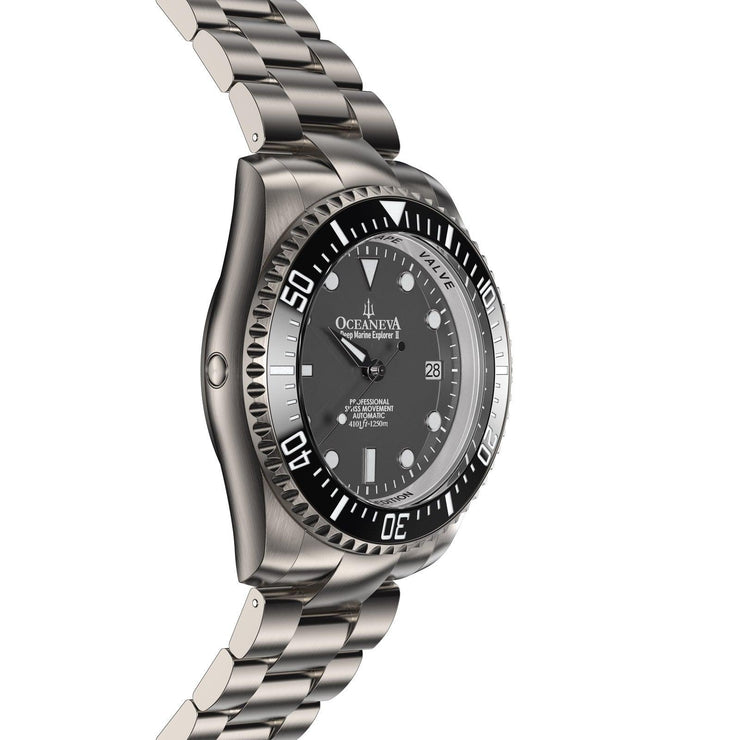 Oceaneva Deep Marine Explorer II Pro Diver Titanium Gray Limited Edition