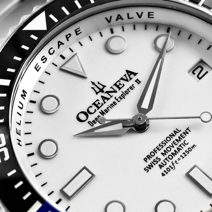 Oceaneva Deep Marine Explorer II Titanium Automatic White Limited Edition