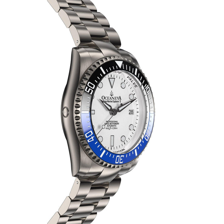 Oceaneva Deep Marine Explorer II Titanium Automatic White Limited Edition