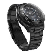 Oceaneva Deep Marine Explorer III Automatic 3000M Pro Diver Black Gray Mother Of Pearl Limited Edition - Watches.com - BKIIIGMMP200BK