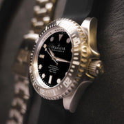 Oceaneva Deep Marine Explorer III Automatic 3000M Pro Diver Black Limited Edition - Watches.com - STIIIBK200ST